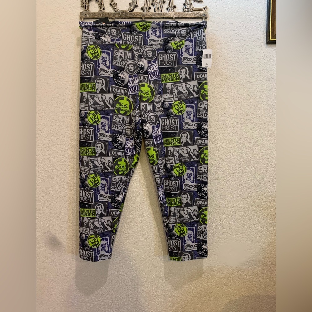 New haunted mansion disney crop leggings